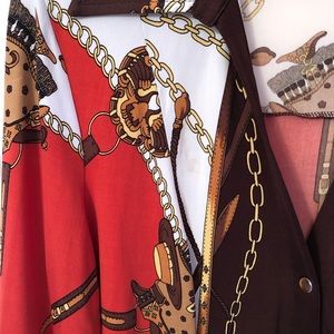 Cache Tops - Cache western themed blouse Cache Tops - Cache western themed blouse
